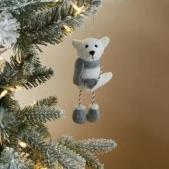 Brand new 👍 Dunelm White Fox Hanging Decoration 😉