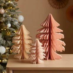 Buy 🔥 Dunelm Set of 3 Boho Paper Ringlet Trees 🛒