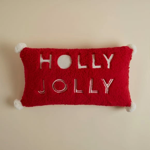 Flash Sale π Dunelm Holly Jolly Sherpa Cushion π - Image 3