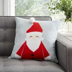 Cheap 🥰 Dunelm Printed Santa Cushion ✨