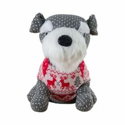 Best deal 👍 Schnauzer Knitted Jumper Grey Doorstop 👍
