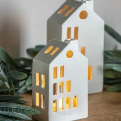 Best Sale π Porcelain House Tealight Holder β