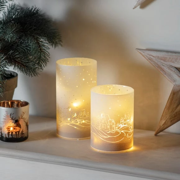 Hot Sale π Winter Village Scene LED Lamp βοΈ