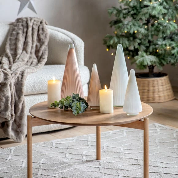 Cheapest ⭐ Ridged Frosted Glass Large Decorative Tree ⌛ - Image 3