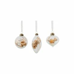 Best reviews of 😍 Set of 3 Bronze Encapsulated Feather Baubles ⭐