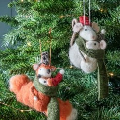 Best reviews of 🤩 Set of 2 Woodland Wool Friends Decorations 👍