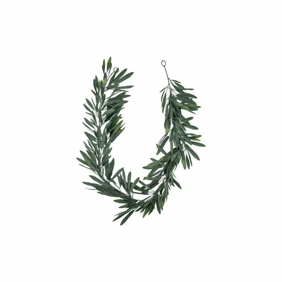 Outlet π Dusky Look Green Leaf Garland π