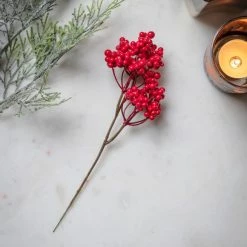 Promo ✔️ Pack of 5 Red Winter Berry Spray ❤️