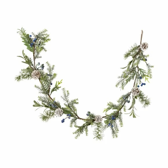 Wholesale π Large Pine and Sloe Berries Garland π