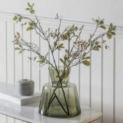 Best Pirce 👍 Pack of 3 Frosted White Berries Stems ⌛