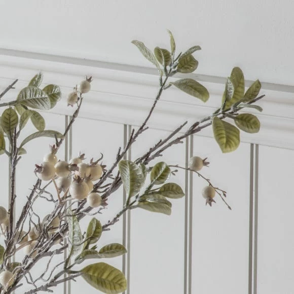 Best Pirce π Pack of 3 Frosted White Berries Stems β - Image 2