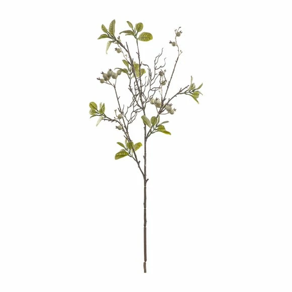Best Pirce π Pack of 3 Frosted White Berries Stems β - Image 3