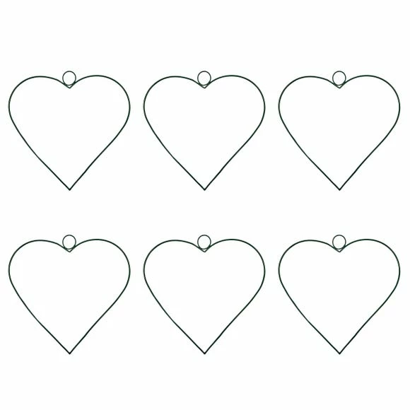 Buy π€© Dunelm DIY Metal Heart Wreath 30cm π₯°