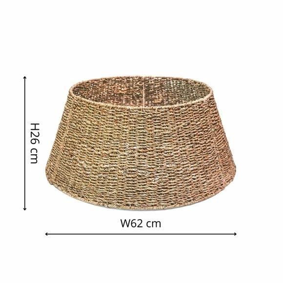 Hot Sale π₯ Ivyline Seagrass Foldable Round Tree π Skirt 62cm π - Image 5