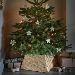 Discount 👍 Ivyline Water Hyacinth Foldable Square Tree 👗 Skirt 60cm 🧨