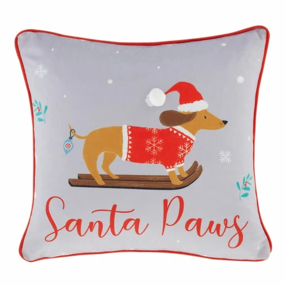 Best reviews of π Catherine Lansfield Catherine Lansfield π Christmas Santa Paws Cushion 𧨠- Image 2